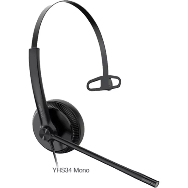 Yealink YHS34 Lite Mono auricular con cable diadema oficina/callcenter negro