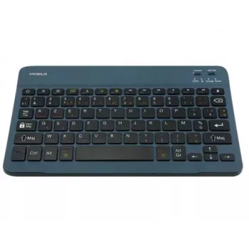 Teclado Bluetooth universal francés - azul FR