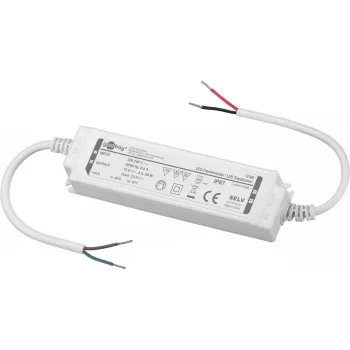 Goobay transformador LED 12 V DC 60 W IP67 - transformador de tensión constante CV para (74768)