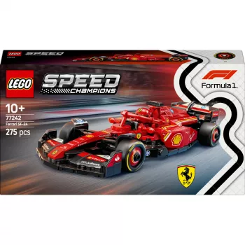 LEGO Speed Champions Set coche de carreras Ferrari SF-24 F1 77242 — 275 piezas, 1 minifigura, 10+ años