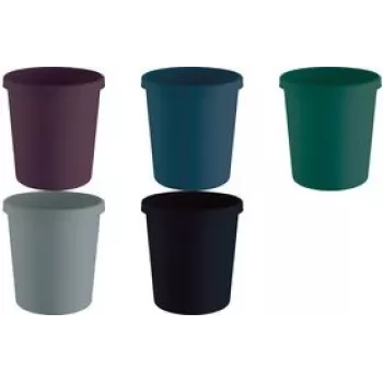 helit the green german H6405825 papelera, 18 L, rojo, redonda