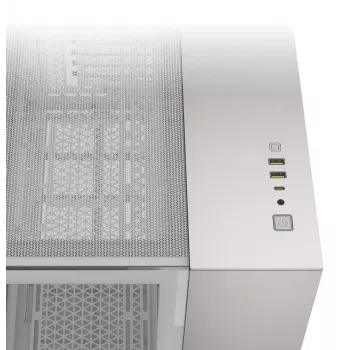 Caja de PC Corsair CC-9011289-WW semitorre gris, blanca