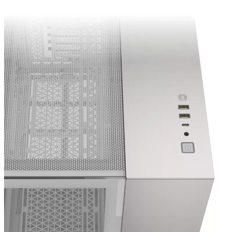 Caja de PC Corsair CC-9011289-WW semitorre gris, blanca