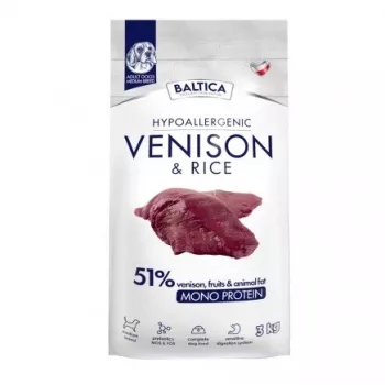 BALTICA Nutraceutic Hipoalergénico razas medianas venado con arroz - pienso seco para perros - 3 kg
