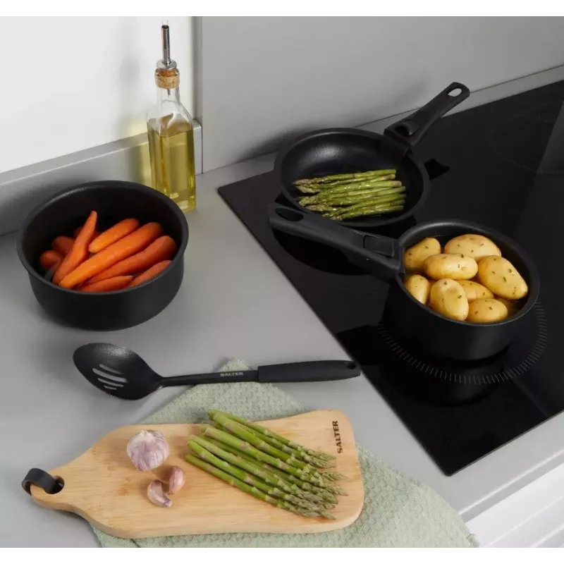 Set de utensilios de cocina Salter BW12055IS 14 piezas de acero inoxidable