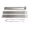 Trípode Easy Camp Campfire de aluminio — aluminio, 0,99 kg, plata