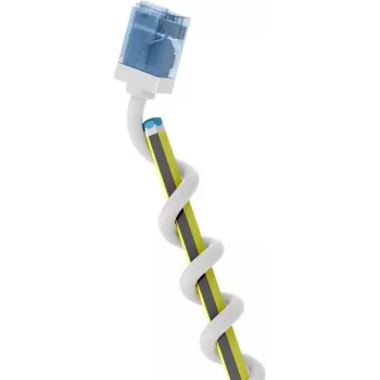 Cable de red Goobay 74284 RJ-45 Cat6a 0,25 m Blanco