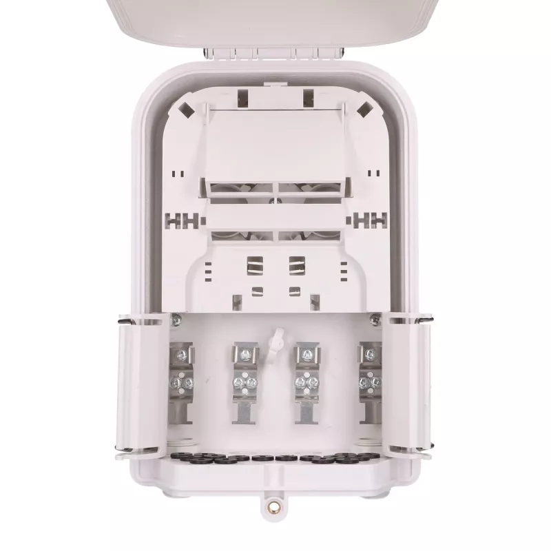 Caja de terminación de fibra óptica Extralink Mona 16 fibras blanco plástico PVC