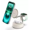 Cargador USB inalámbrico Belkin Qi2 WIZ040KQSD — 25 W, alimentación USB, cable de 1,5 m, blanco, para smartphone smartwatch auriculares monitor de actividad