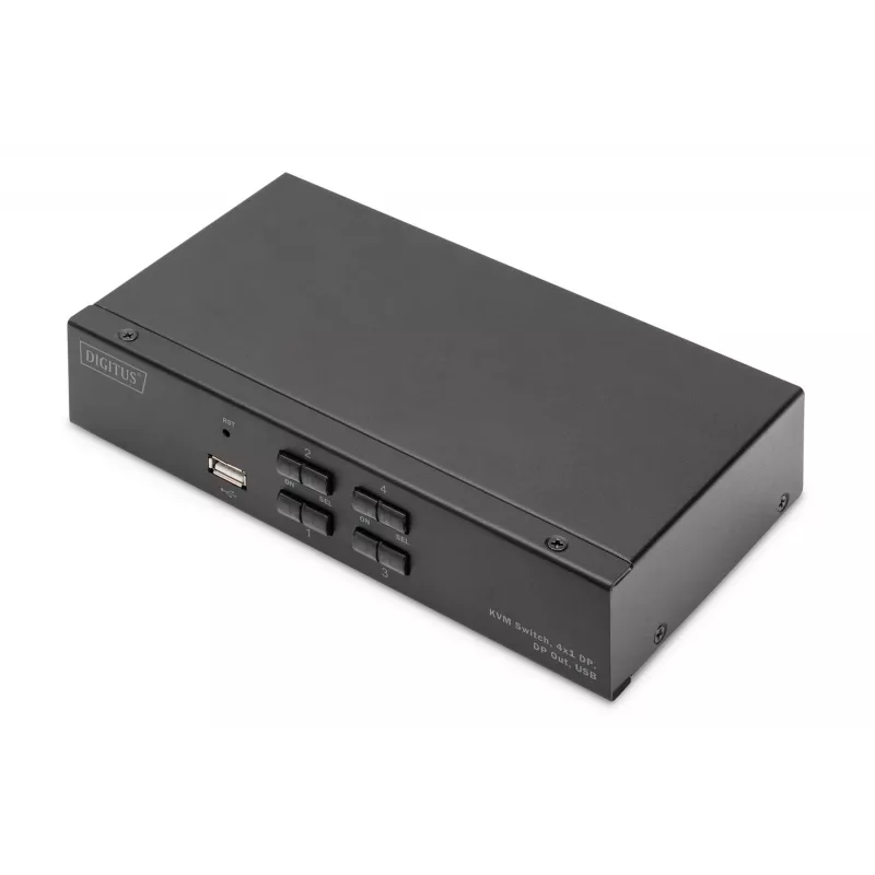Switch KVM Digitus DS-12891 4x1 DP USB 4K Ultra HD
