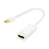 Adaptador de cable de vídeo LOGILINK Mini DisplayPort a HDMI tipo A CV0036A, 0,1 m, gris