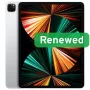 APPLE RENEWED | CPO | iPad Pro (2021) 6.ª generación | 12,9 pulgadas | M1 | 8 GB | 128 GB | plata | iPad OS | 12 meses de garantía
