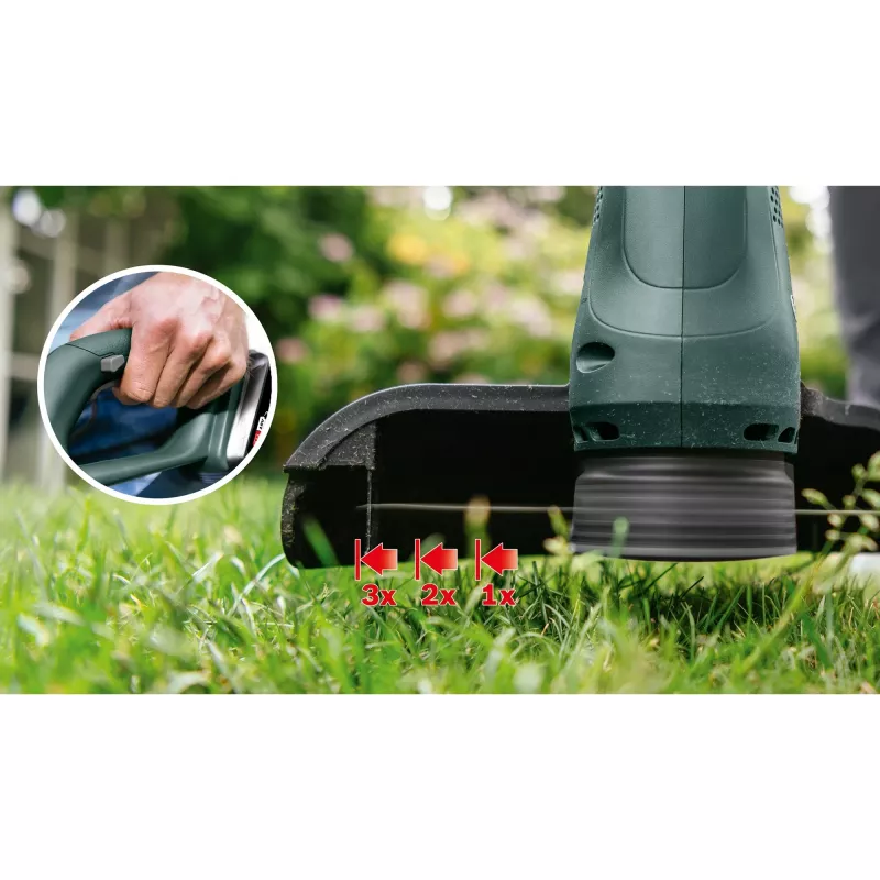 Desbrozadora de batería EasyGrassCut 18-260, 18 voltios (verde/negro, 2 baterías de ion-litio 2,0 Ah, POWER FOR ALL ALLIANCE)