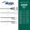 Fuente de alimentación Flex-ATX Akyga AK-I1-200 200 W, PFC pasivo, ventilador de 40 mm, gris