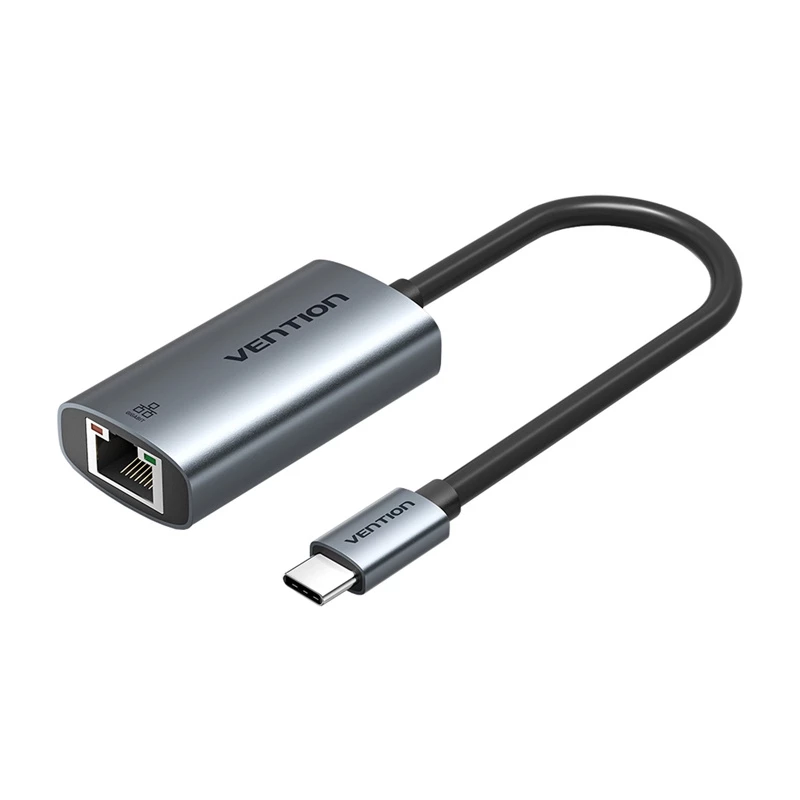 Vention CFP adaptador USB Type-C a Gigabit Ethernet 1000 Mbit/s, gris