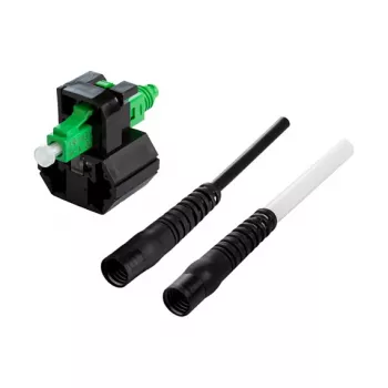 METZ CONNECT kit de conector híbrido LC APC OS2, 10 uds., para cable Ø 2,0 + 3,0 mm