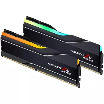G.Skill Trident Z5 Neo RGB - DDR5 - Kit - 32GB: 2 x 16GB - DIMM 288-PIN - 6400 MHz / PC5-51200 - CL32 - on-die ECC - negro mate (F5-6400J3239G16GX2-T