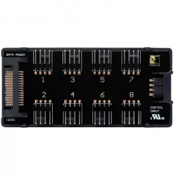 Controlador de ventiladores Noctua NA-FH1 4-Pin Negro 24W 5-12V