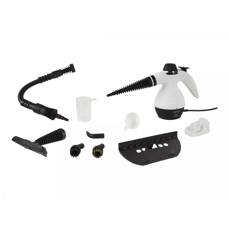 Camry Premium CR 7021 Limpiador a vapor portátil 0,35 L 1500 W Negro, Blanco