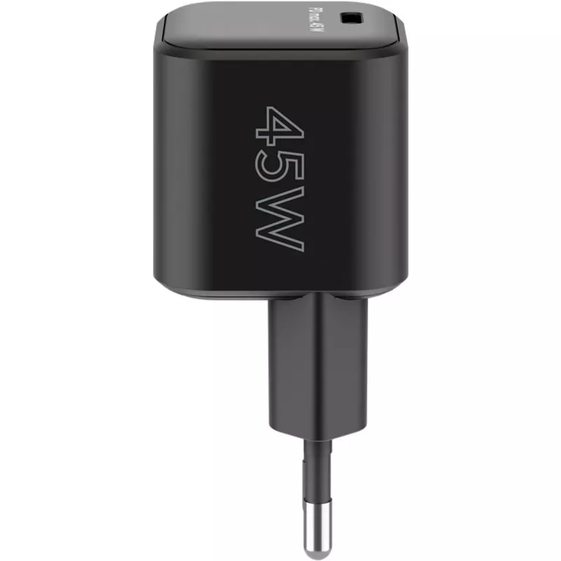 Cargador Goobay 65331 cargador rápido de CA para interiores negro USB Type-C