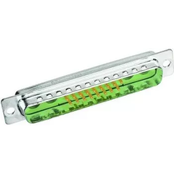Conector macho de cable D-Sub 2 Harting 09 69 211 5072 Verde metalizado