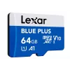 Tarjeta de memoria MicroSDXC Lexar BLUE PLUS 64 GB UHS‑I 100 MB/s U1 V10 (azul)