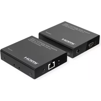 ROLINE HDMI 1x2 Splitter y Extender sobre TP Cat.6A 4K60Hz 70m - Digital/pantalla/vídeo (14.01.3643)