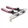 Tarjeta DeLOCK Mini PCIe Full-Size a 2 x Serie RS-232 D-Sub 9 pines