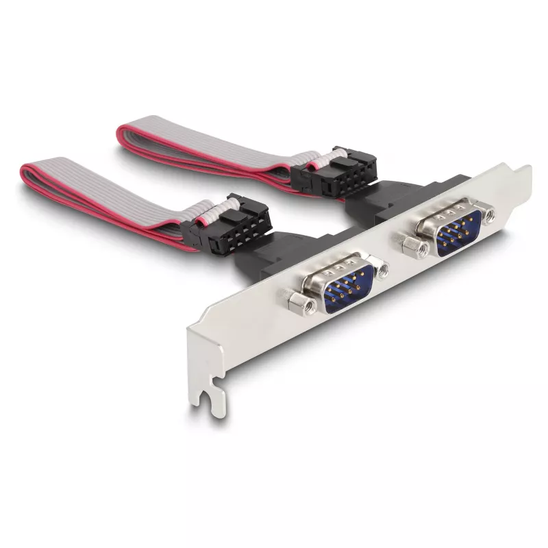 Tarjeta DeLOCK Mini PCIe Full-Size a 2 x Serie RS-232 D-Sub 9 pines