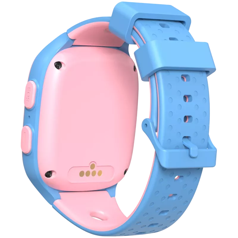 Reloj infantil Canyon ZEFIR KW-49 E-SIM 4G GPS WiFi vídeo música juegos aprender inglés, rosa y azul