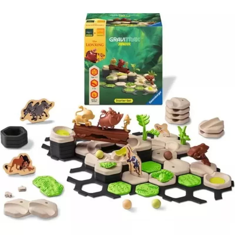 GraviTrax Junior Starter-Set El Rey León, ferrocarril