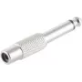 Conector de cable ShiverPeaks BS57000-M plateado conector macho/hembra recto