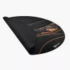Alfombrilla protectora Arozzi Zona Round Floor Pad – Negro/Oro, alfombrilla protectora redonda para suelos