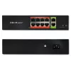 Switch de red QOLTEC Fast Ethernet PoE 8xRJ45 con 2xRJ45 uplink