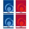 Cuaderno Herlitz 10834117 A4 80 hojas Rojo