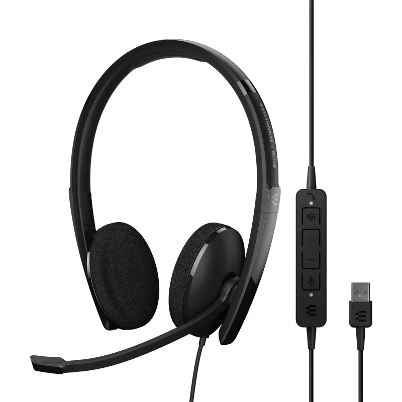 EPOS | SENNHEISER ADAPT 160T USB II Headset con cable oficina/call center USB Type-A Negro