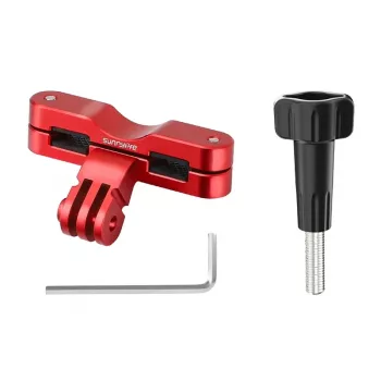 Soporte para bicicleta Sunnylife ZJ942-R para cámaras de acción – compatible con Insta360 GO 3S, Action 5 Pro, GoPro 13