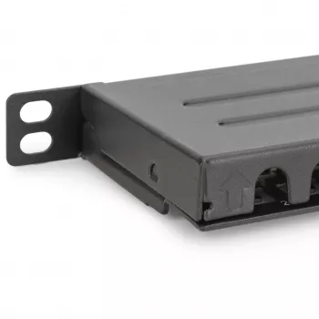 Patch Panel Digitus CAT 6 Class E High Density apantallado negro
