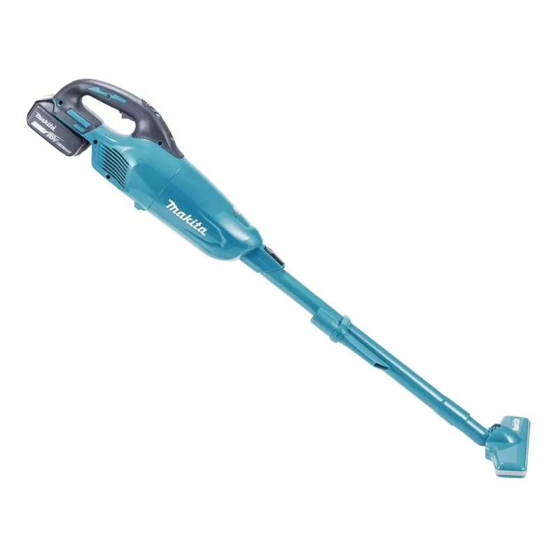 Aspirador de mano/escoba eléctrica Makita DCL280FZ, batería, en seco, sin bolsa, 0,75 L, azul