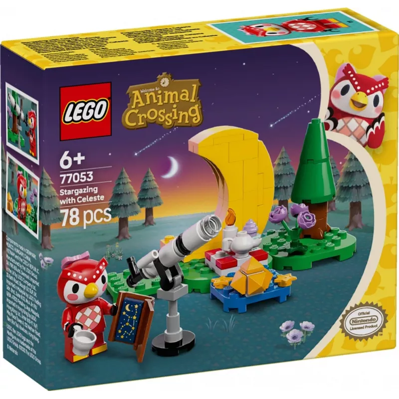 LEGO Animal Crossing Observación de estrellas con Eufemia Set 77053