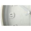 Reloj de pared NeXtime 5192wi Wood Wood Small 22x20 cm, blanco