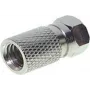 Conector macho F coaxial ShiverPeaks 85012-A, diámetro exterior de cable 7,5 mm, tuerca hexagonal grande