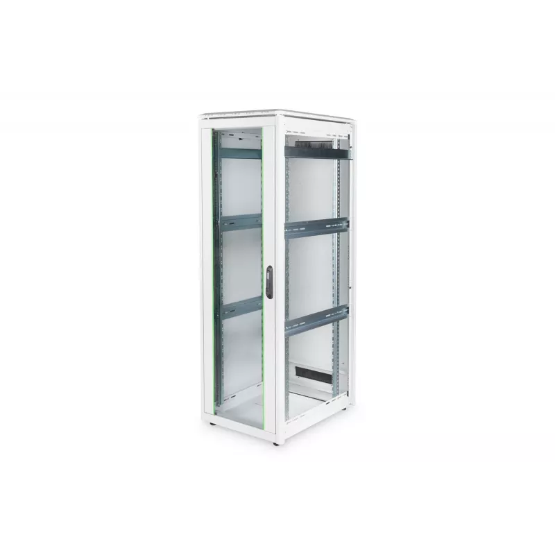 DIGITUS 36HE Unique Armario de red 600x800mm Puerta de cristal Gris