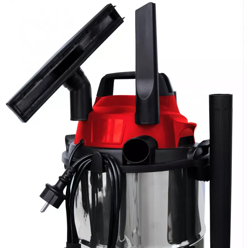 Einhell TC-VC 1812 S aspiradora de sólidos y líquidos, 1250 W, roja