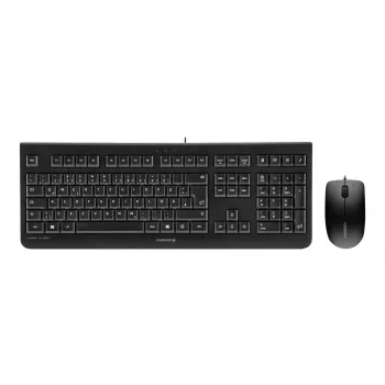 CHERRY DC 2000 Teclado, ratón incluido, Universal, USB, QWERTY, Checo, Negro