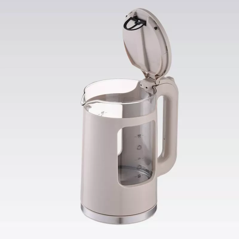 Maestro MR-065-BEIGE hervidor eléctrico 1,7 L, 2200 W, carcasa de cristal, beige