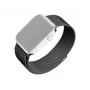 Correa de malla de repuesto para Apple Watch de FIXED — compatible con 42/44/45/46/49 mm (negra)