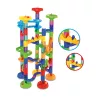 Set de construcción de pista de canicas Ascato modelo 117607 — 78 piezas, pista de canicas modular