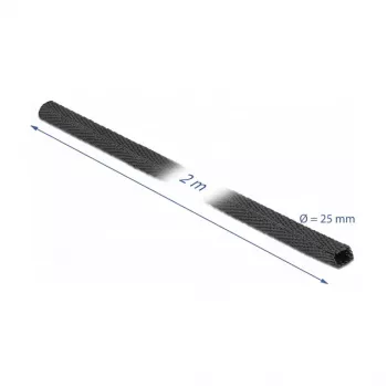 Tubo termorretráctil DeLOCK 20795 2 m x 25 mm negro