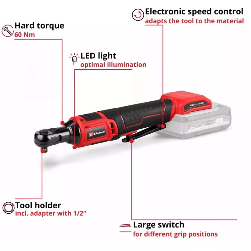Einhell 4514320 fuente de alimentación negra